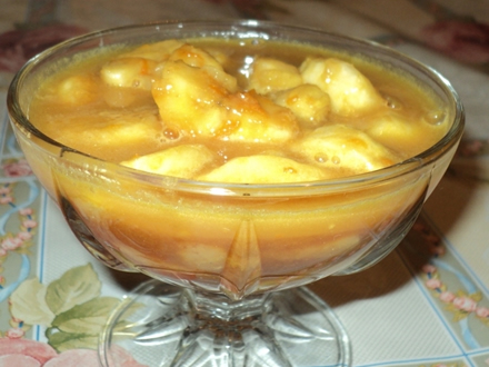 Banane in sos de portocale de la MariAna