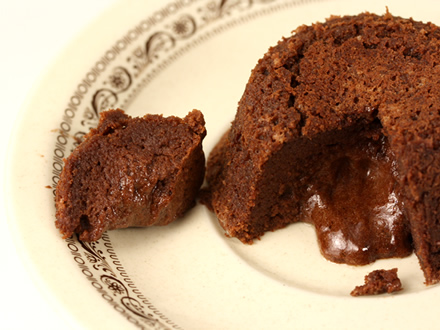 Muffins de ciocolata cu inima moale (in varianta simpla, fara inima aromata)