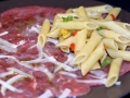 Carpaccio de vita cu paste