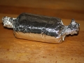 Invartim totul in folie de aluminiu