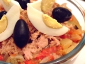 Salata de legume coapte cu ton (Mechouia)