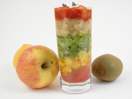 Cocktail de fructe "curcubeu"