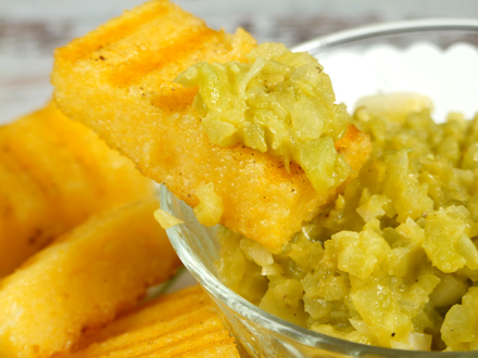 Salata de gogonele cu mamaliguta
