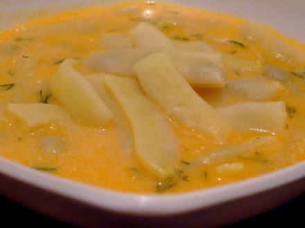 Ciorba de pastai cu smantana