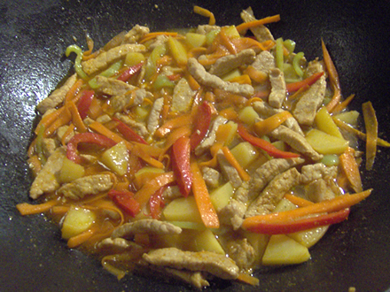 Curry de porc