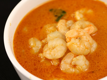 Curry rosu de creveti