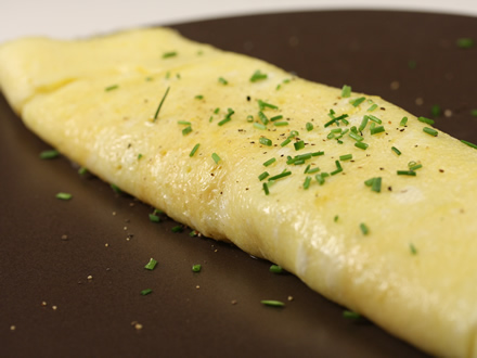 Omleta cu branza Brie