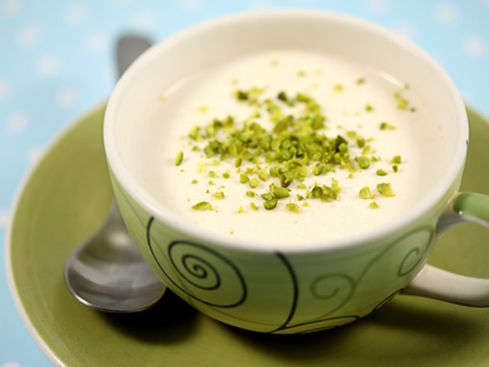 Panna cotta cu Earl Grey