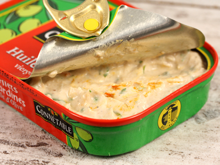 Pasta de branza cu sardine