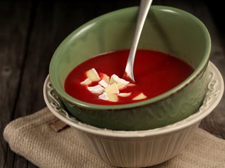 Reteta Supa crema de sfecla coapta cu mere