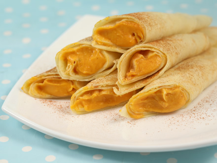 Clatite cu crema de dovleac