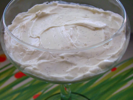 Strat de crema in pahar