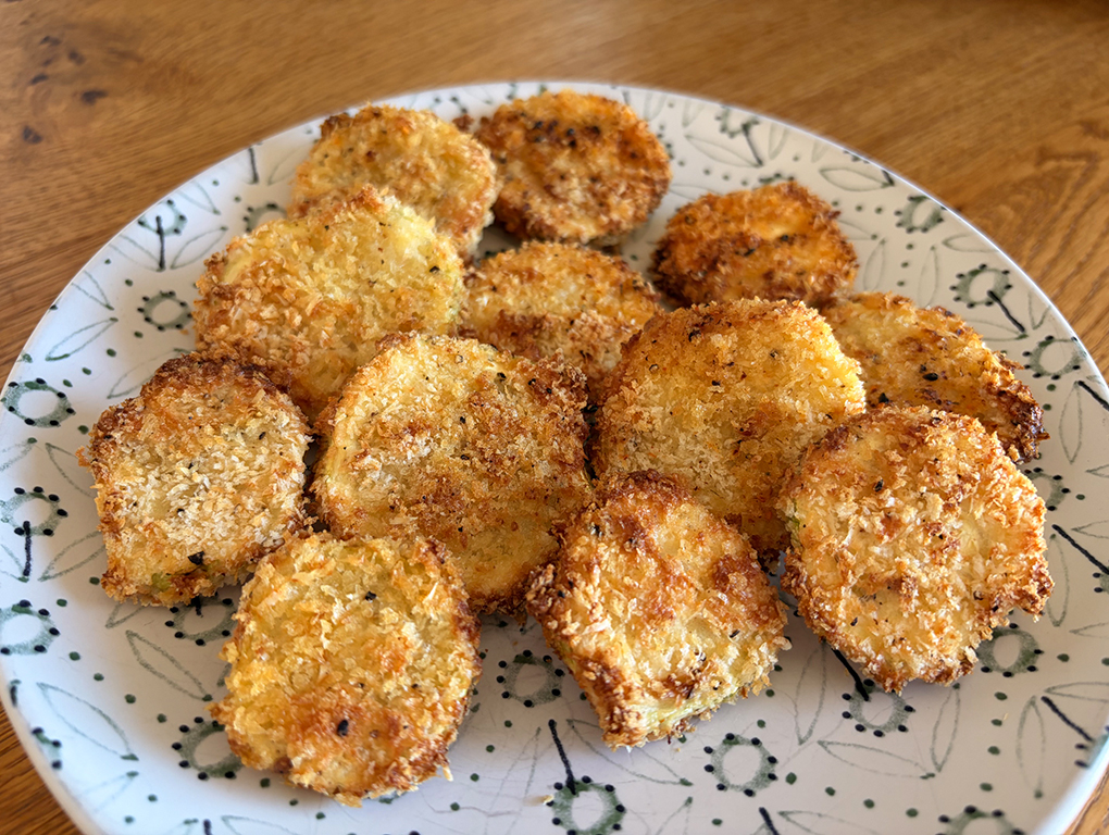 Dovlecei pane in Air Fryer