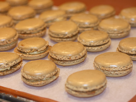 Macarons cu caramel