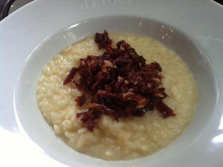 Risotto cu jamon Iberico la Da Rosa