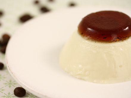 Panna cotta cu cafea