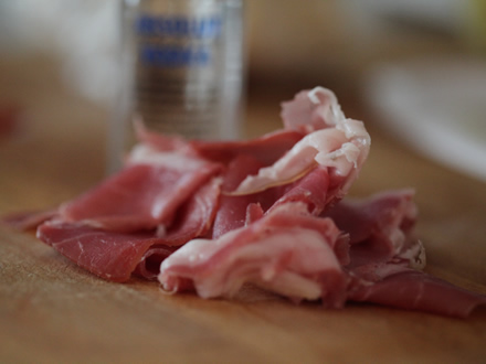 Vodka si prosciutto di Parma