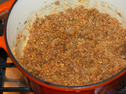 Pilaf de bulgur cu carne de vita