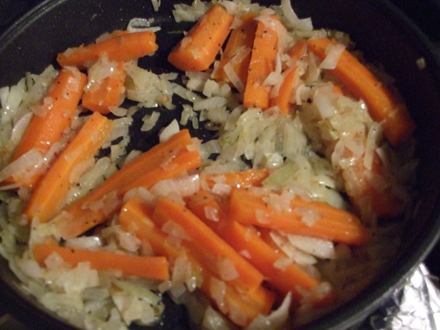 Calim ceapa cu morcovii