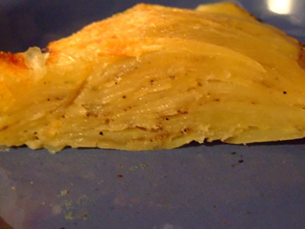 Placinta de cartofi (Pommes Anna)