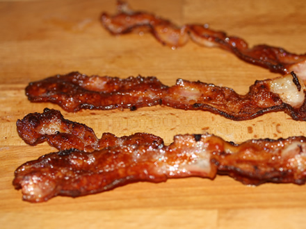 Bacon prajit crocant