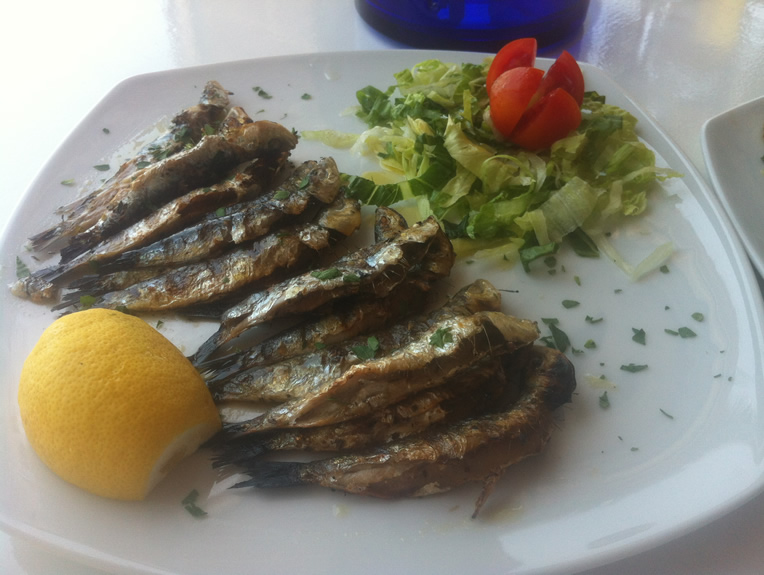 Sardine la gratar