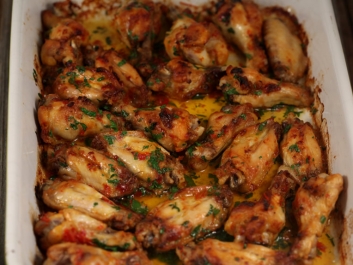 Alitas picantes al horno