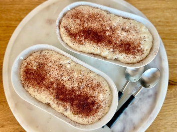 Pudin de arroz con chocolate