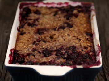 Pud&iacute;n de avena al horno