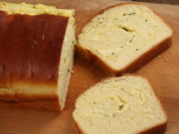 Sweet Bread with Cheese Filling