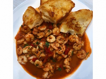 Shrimp in Tomato Butter Sauce