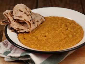 Dal de lentejas amarillas