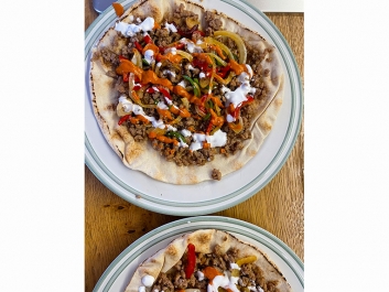 Fajitas con carne picada