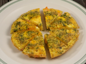 Frittata de salm&oacute;n