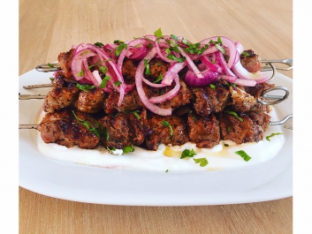 Kalbfleisch-Kebab