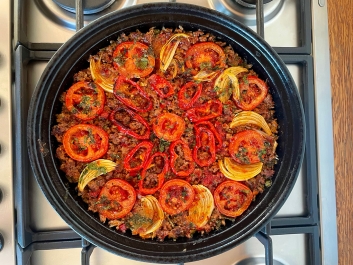 Carne de ternera con patatas al horno