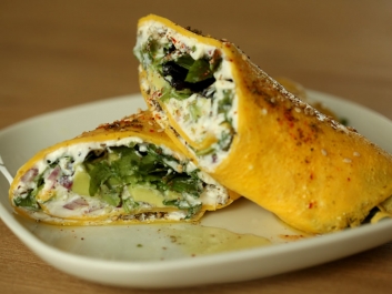 Stuffed Rolled Omelet