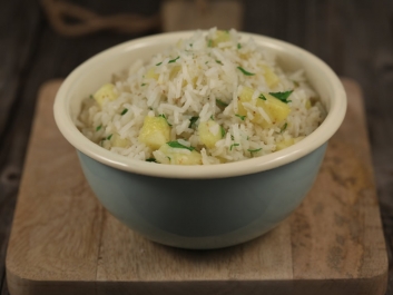 Arroz con pi&ntilde;a
