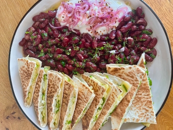 Quesadilla con calabacin