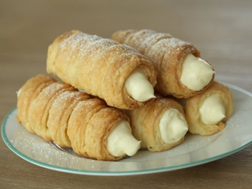 Vanillecreme-Hoernchen