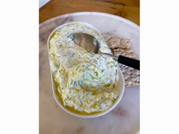 Ensalada de calabacin con yogur