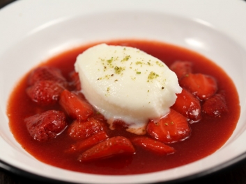 Sorbete de yogur