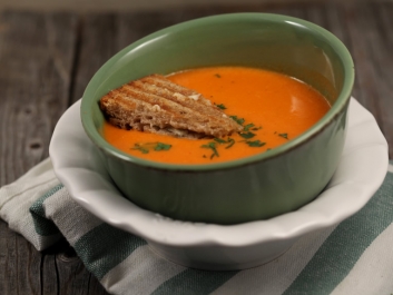 Crema de pimientos asados