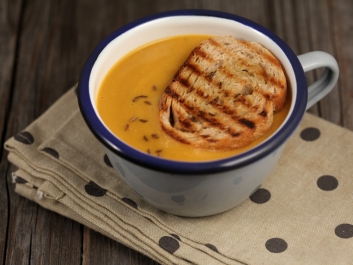 Crema de lentejas con comino