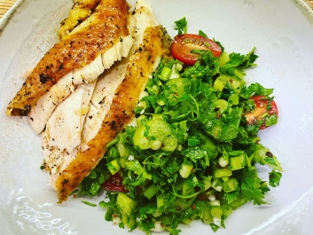 Tabouleh mit Staudensellerie und Quinoa