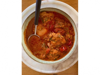 Chicken Tagine with Cherry Tomatoes