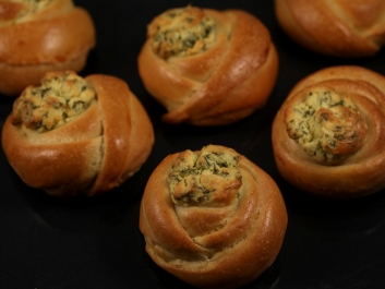 Rosas de queso feta