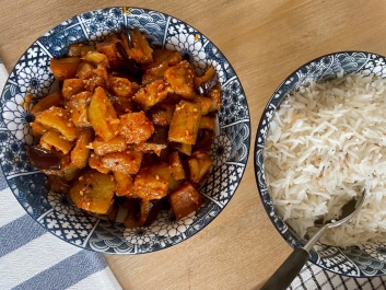 Roasted Eggplant with Miso Sauce