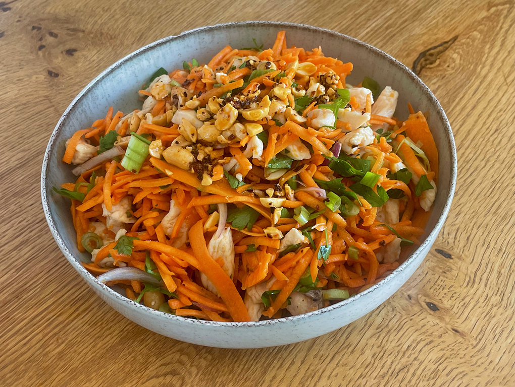 Reteta Salata de morcovi cu piept de pui in Air Fryer 