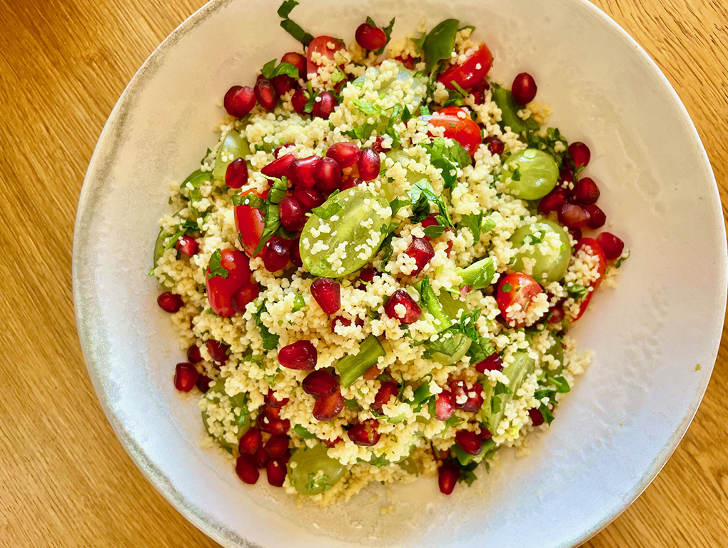 Reteta Tabbouleh cu struguri albi si ardei verde